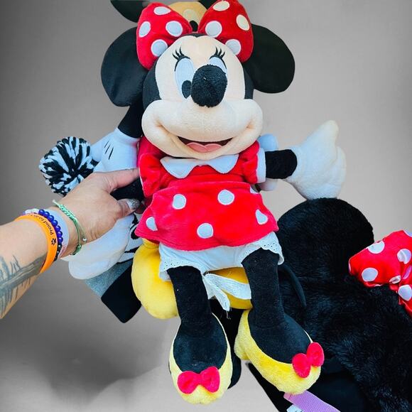 5 Piece Disney Parks Bundle 2 Plush 2 Beanies Backpack Magical Princess Prince - Picture 3 of 11